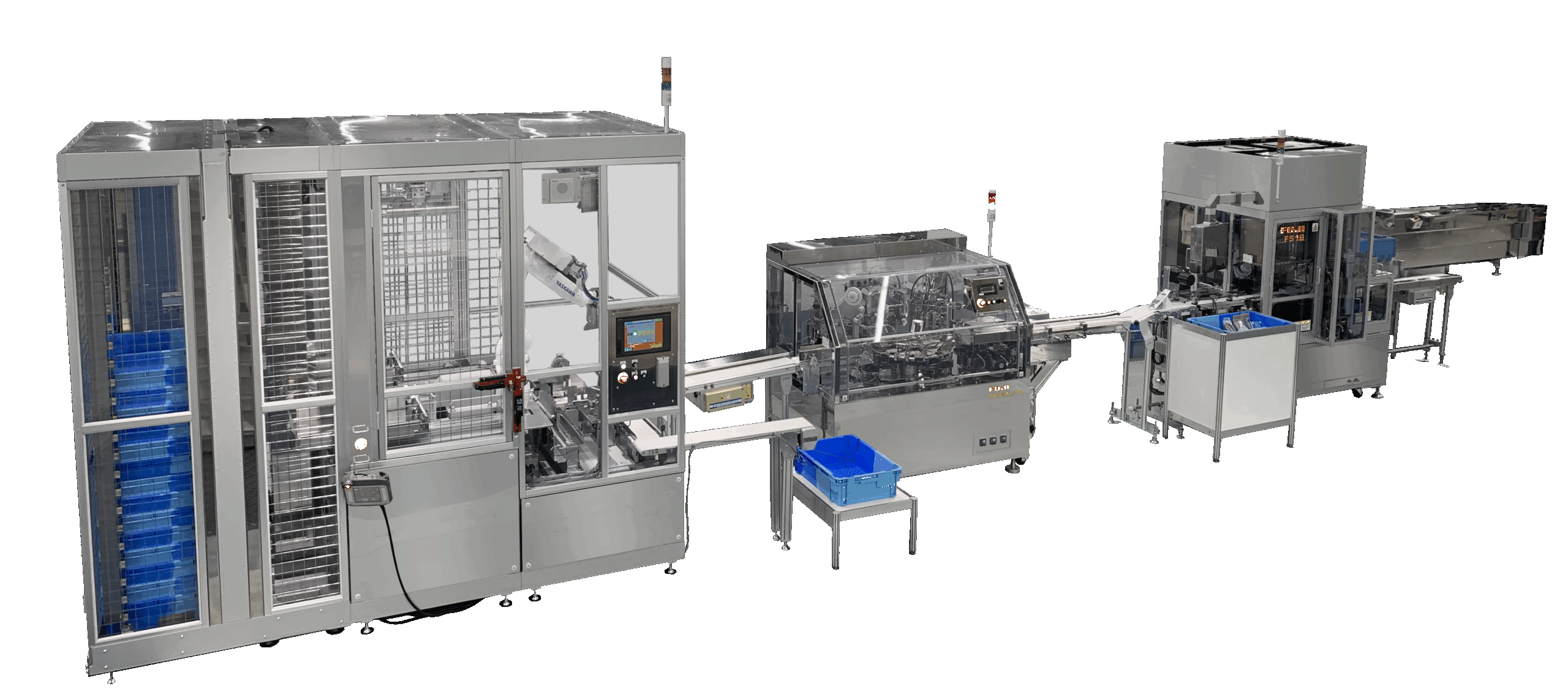 三角サンドイッチ包装ライン　