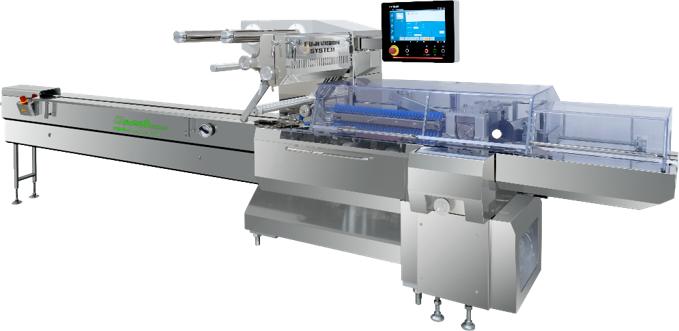 超音波加熱シール横形ピロー包装機<br>FUW3400/Bα8