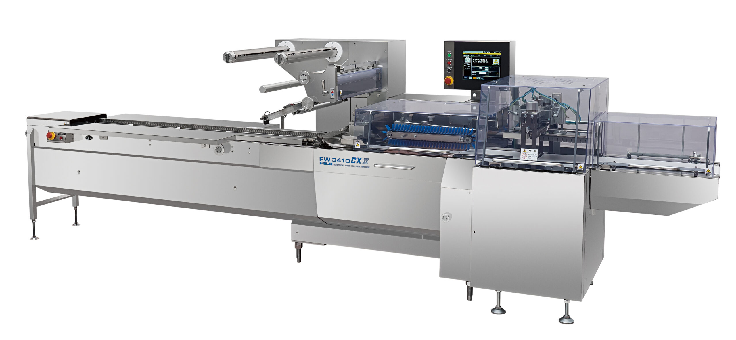 HORIZONTAL FLOW WRAPPING MACHINE CXII-long dwell sealing