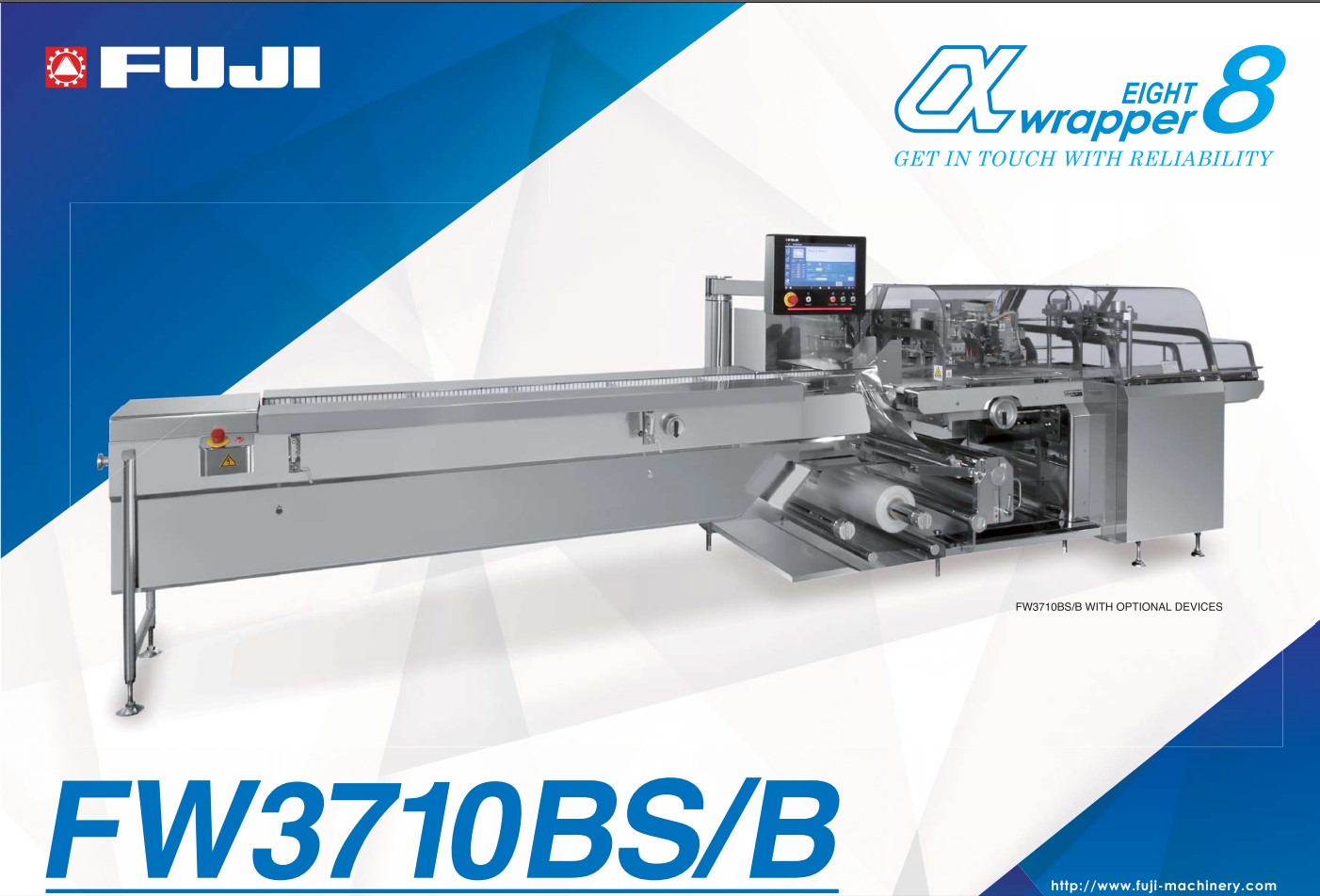 HORIZONTAL FLOW WRAPPING MACHINE-FW3710BS/Bα8
